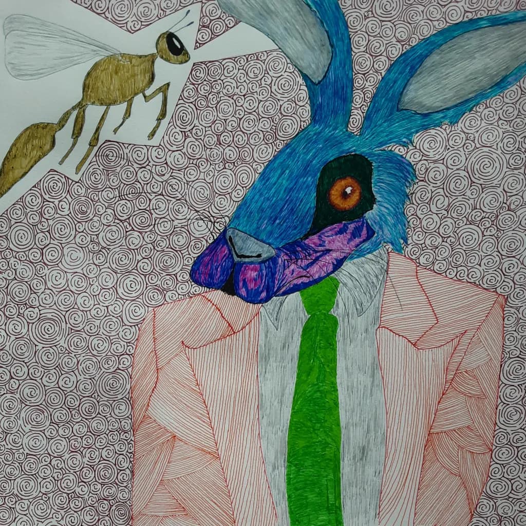 Rabbit in Suit