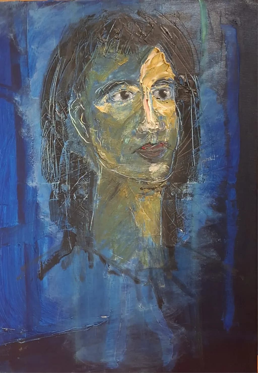 Retrato en Azul