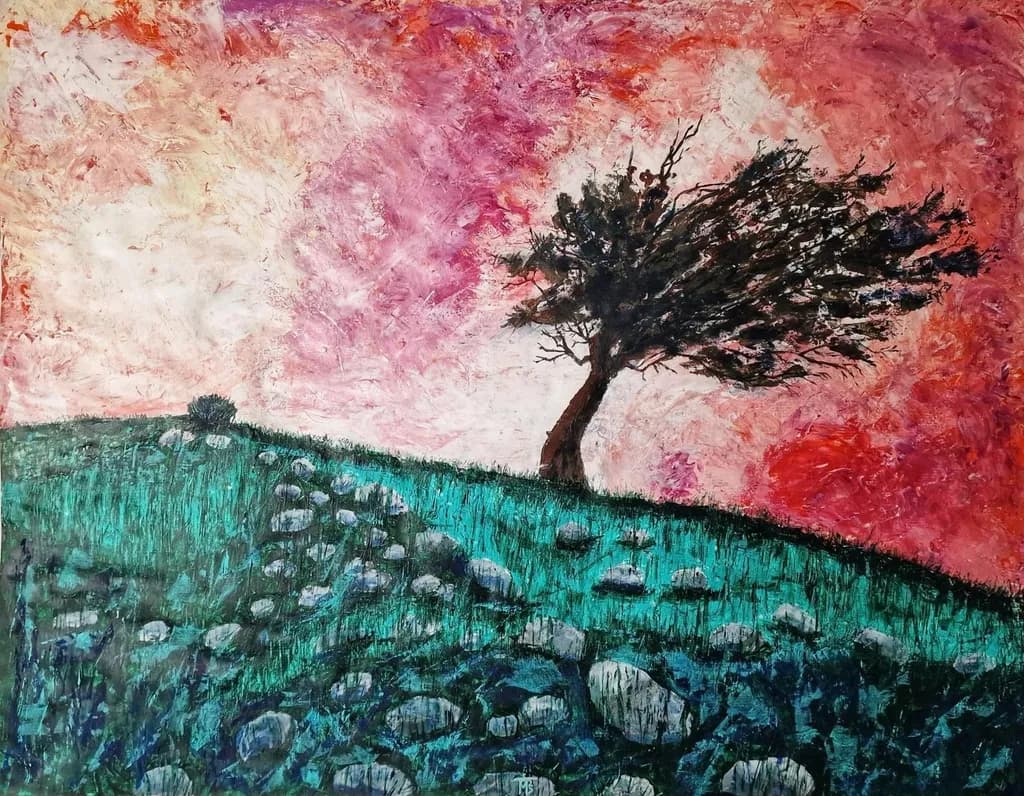 Windblown Tree