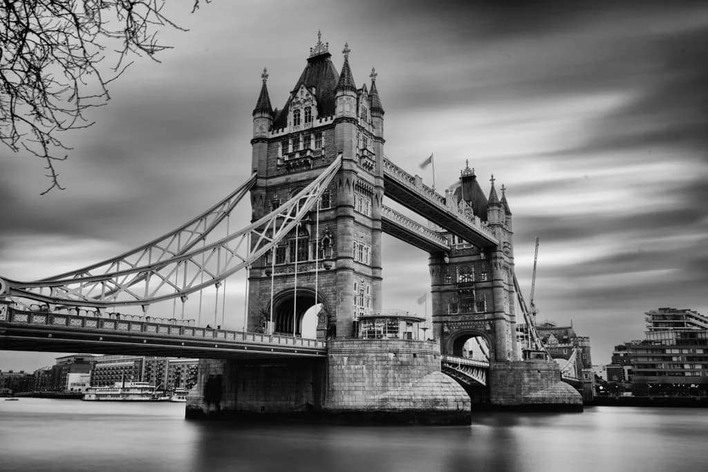 Tower Bridge Monochrome
