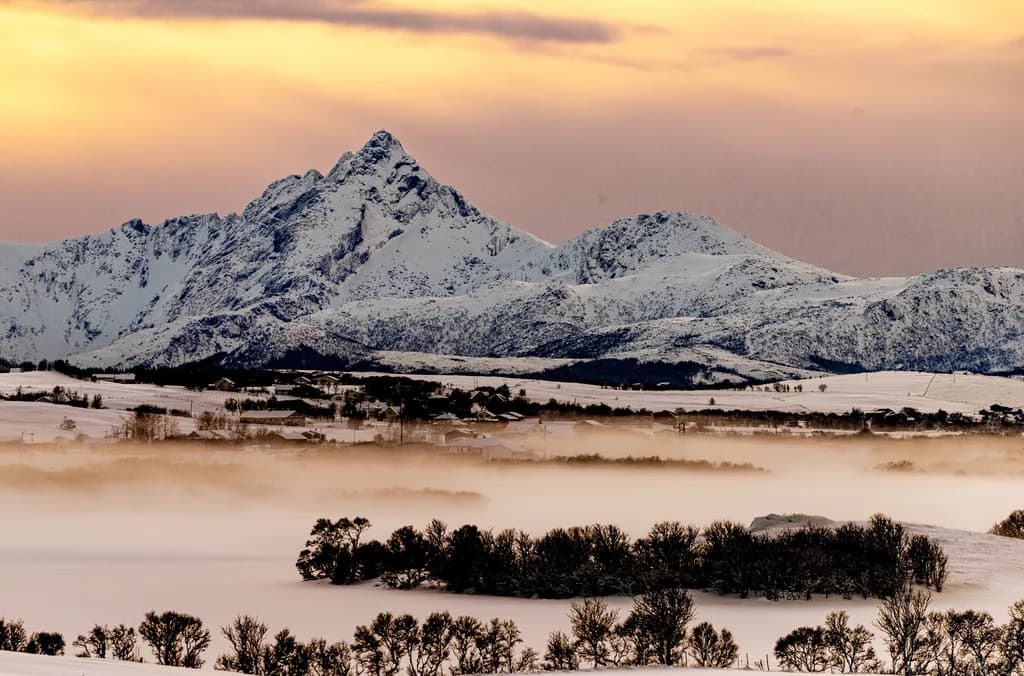 Winter Mountain Dawn