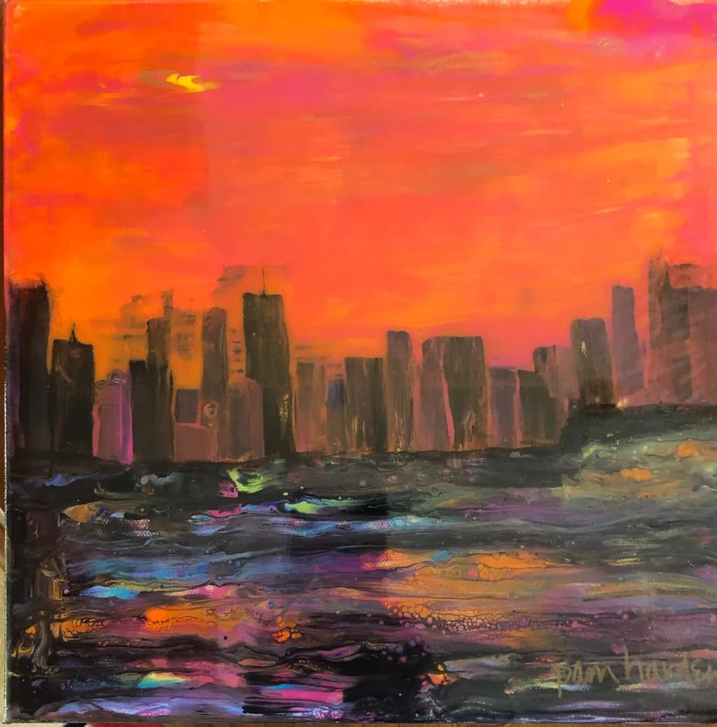 Sunset Cityscape