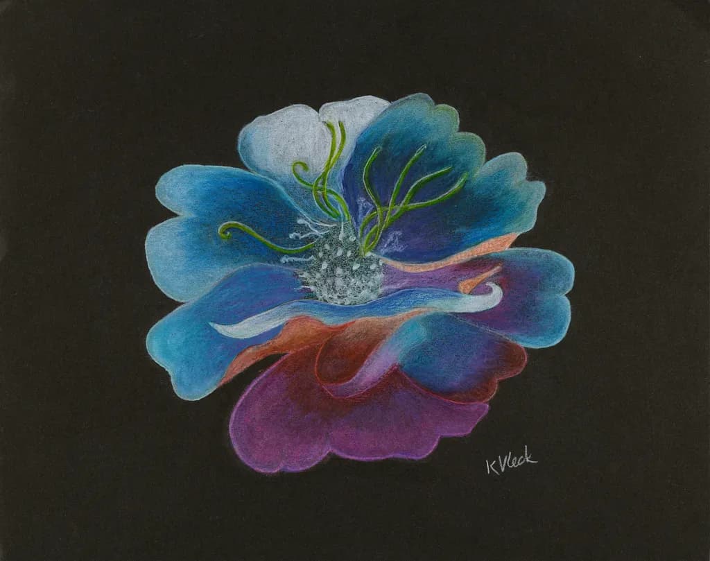 Blue Flower Bloom