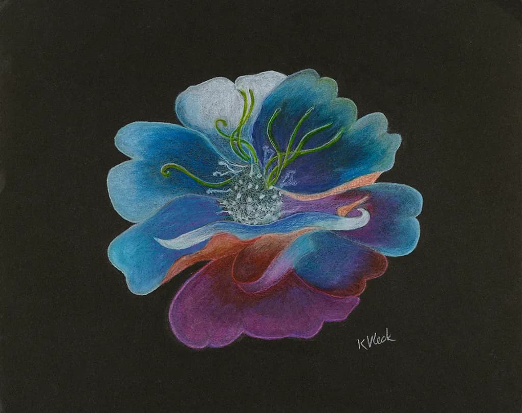 Blue Flower Bloom