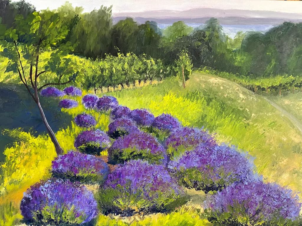 Lavender Hillside