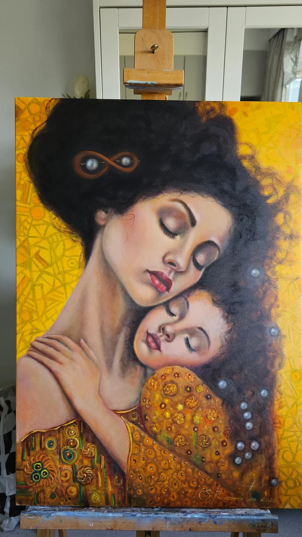 Mother and Child Embrace