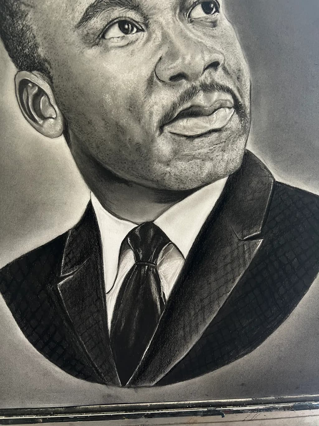 Contemplation in Charcoal