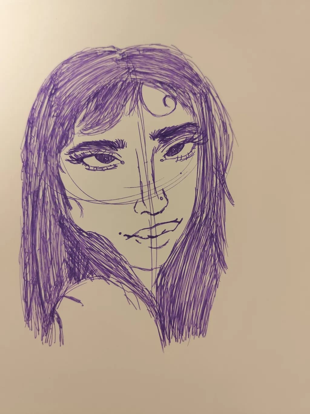 Purple Portrait