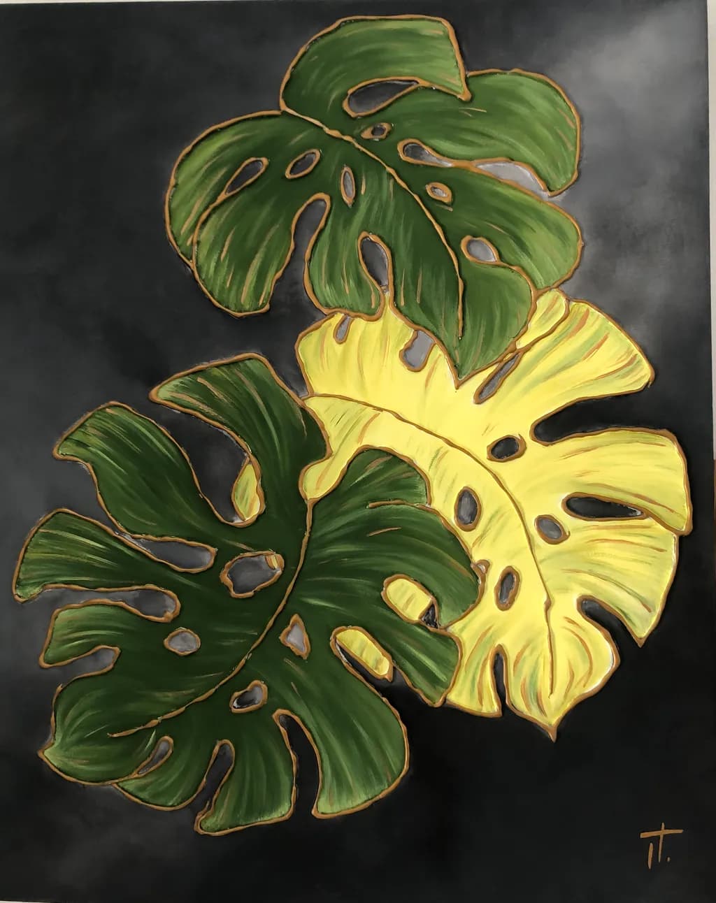 Monstera Contrast