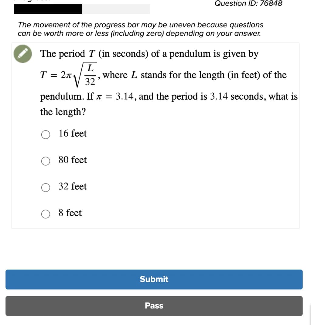 Pendulum Challenge