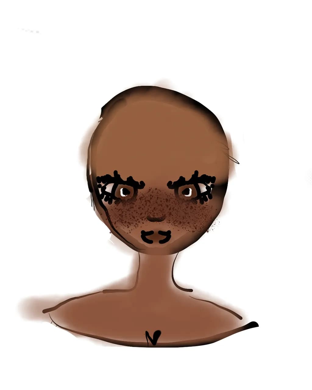 Freckled Portrait