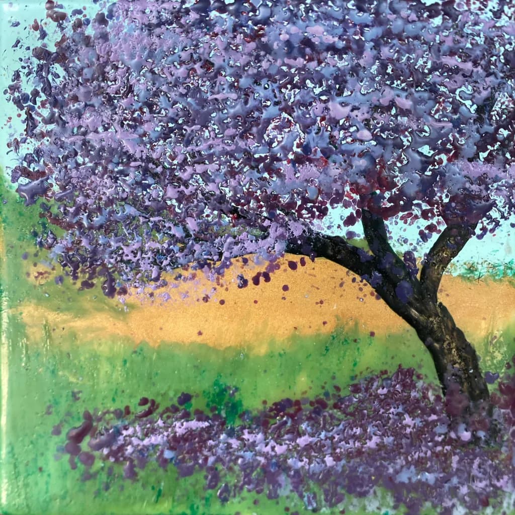 Jacaranda with Gold