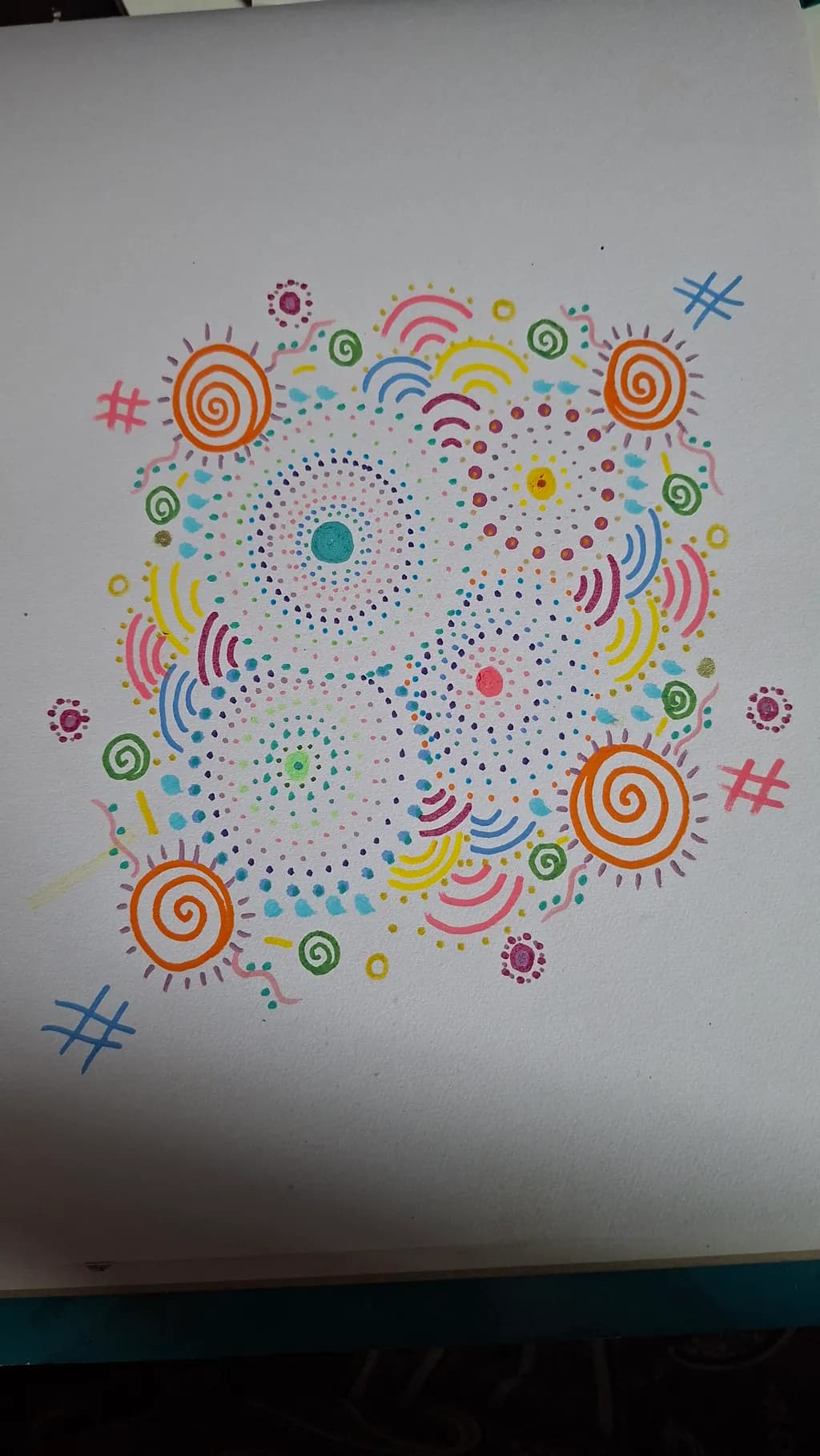 Colorful Spirals Cluster