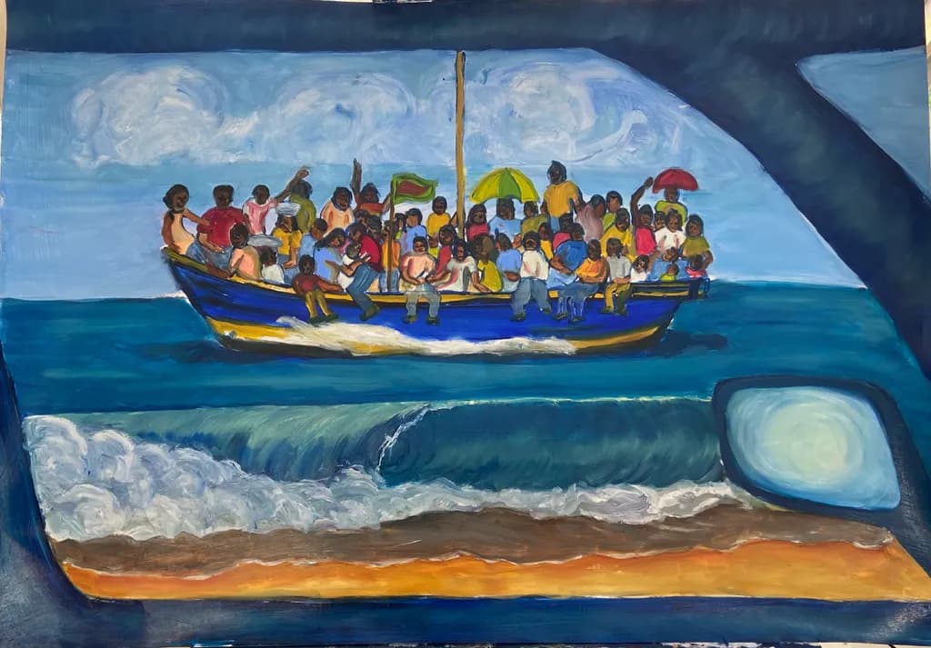 Crowded Crossing