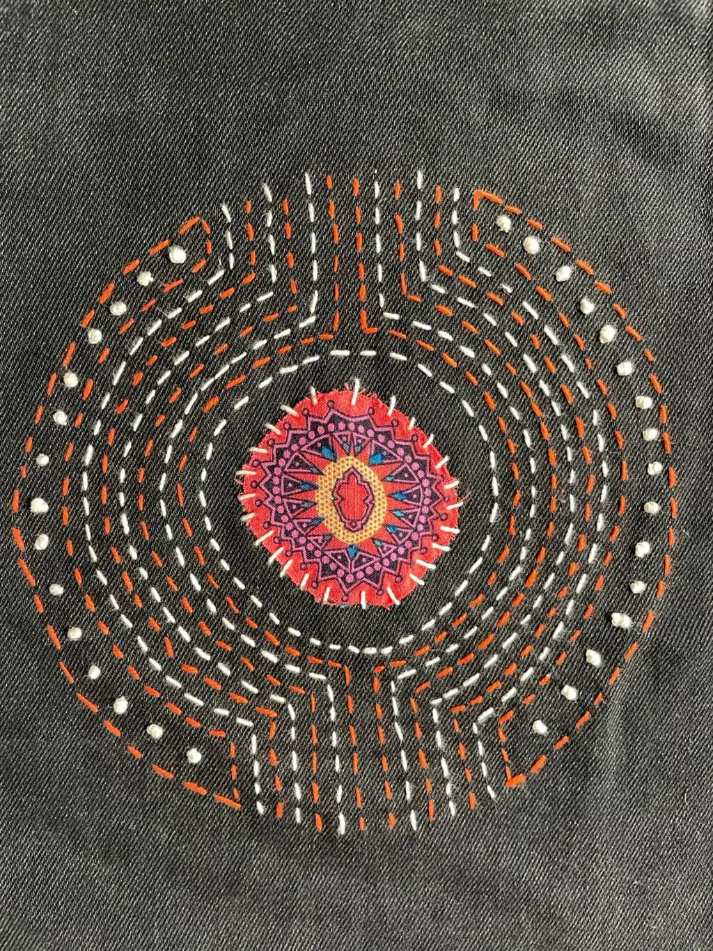 Radiant Mandala Stitching