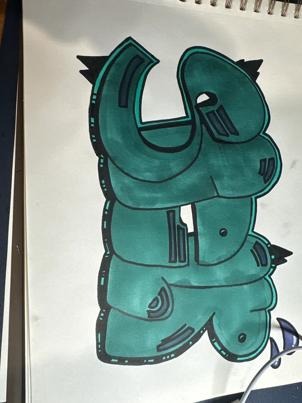 Green Graffiti Flow