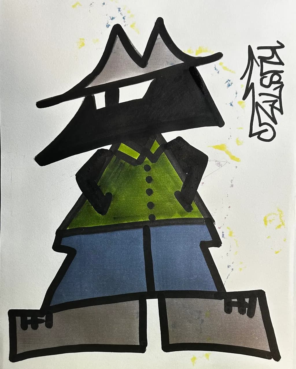 Stylized Spy Character