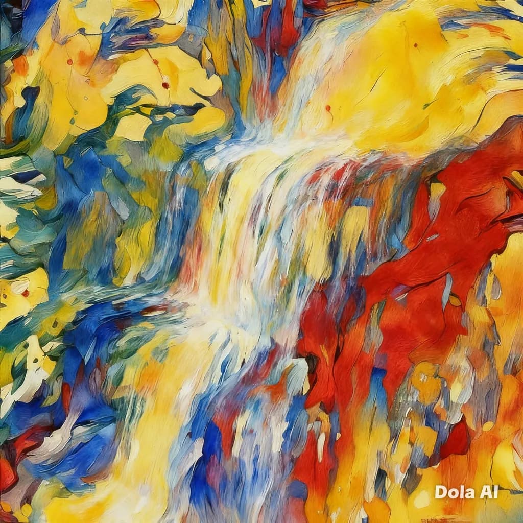 Colorful Waterfall