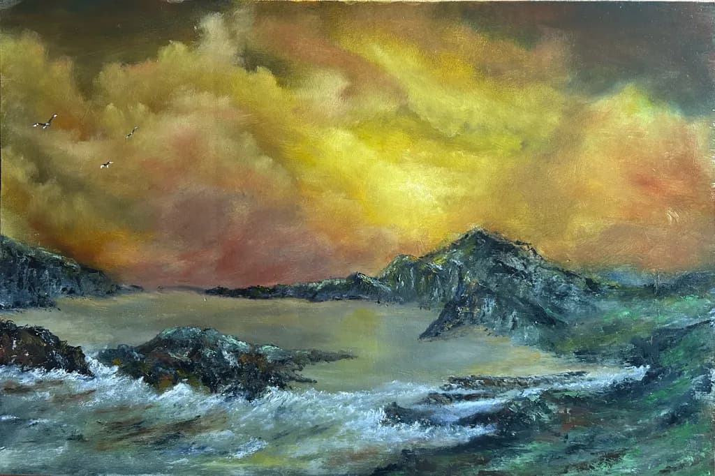 Stormy Mountain Coast