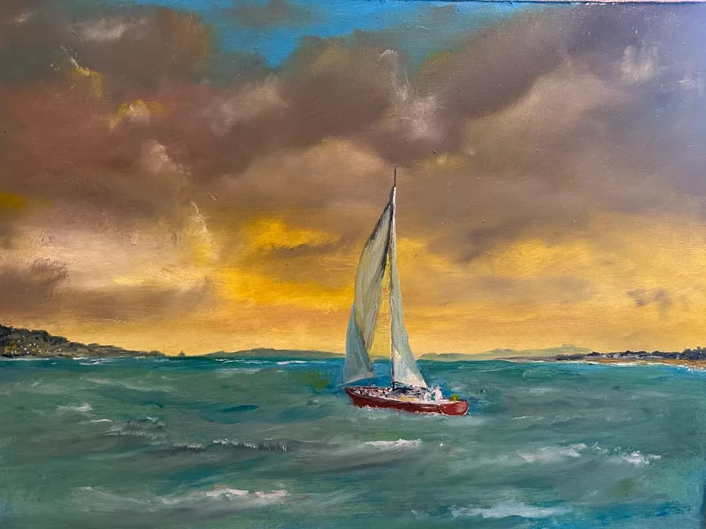 Sailboat at Dusk