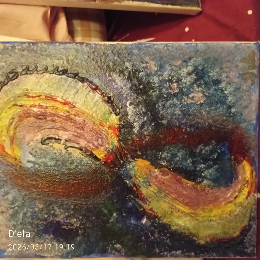 Colorful Swirl Canvas
