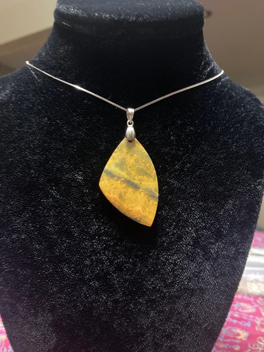 Yellow Jasper Pendant