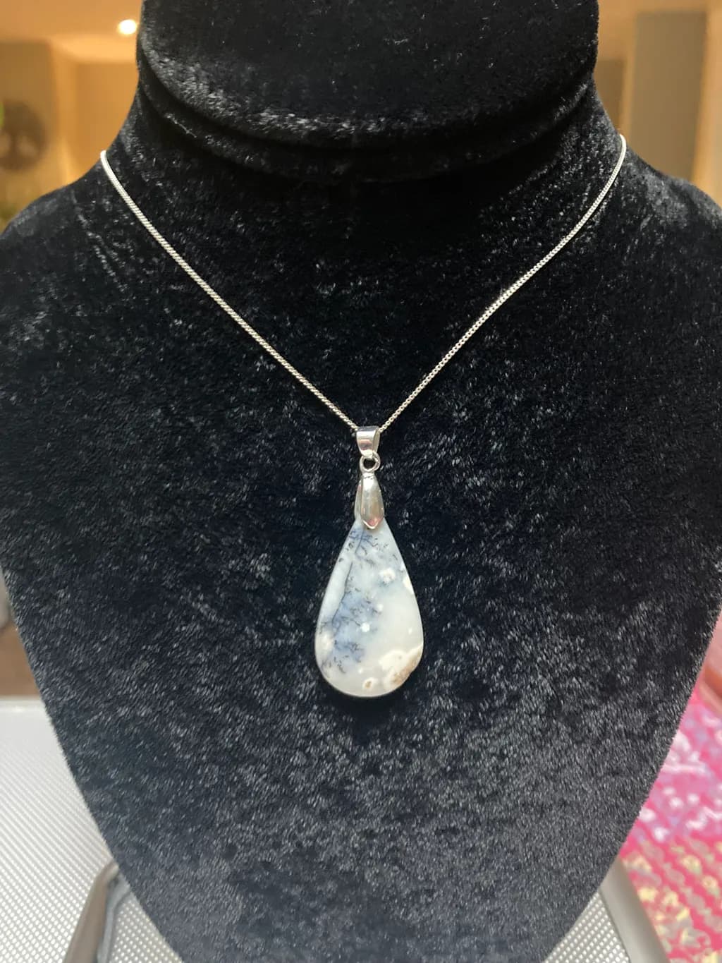 Dendritic Agate Pendant