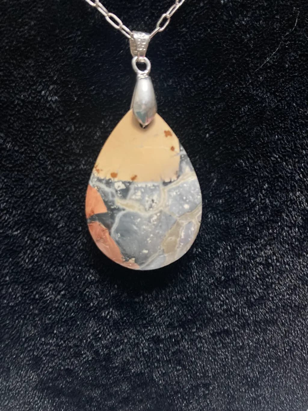 Teardrop Jasper Pendant