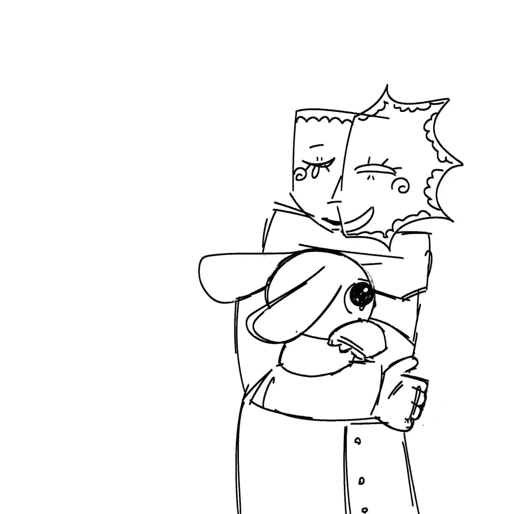 Embrace of Characters