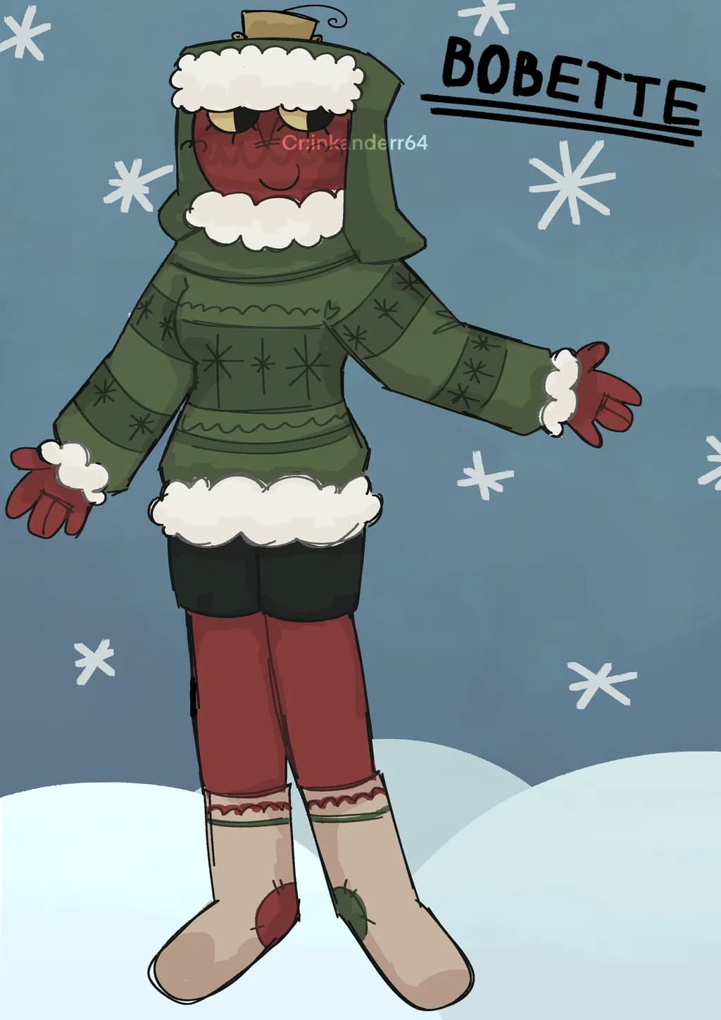 Bobette in Winter Wear
