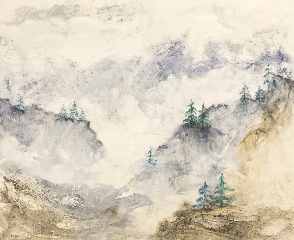 Trees in Mist