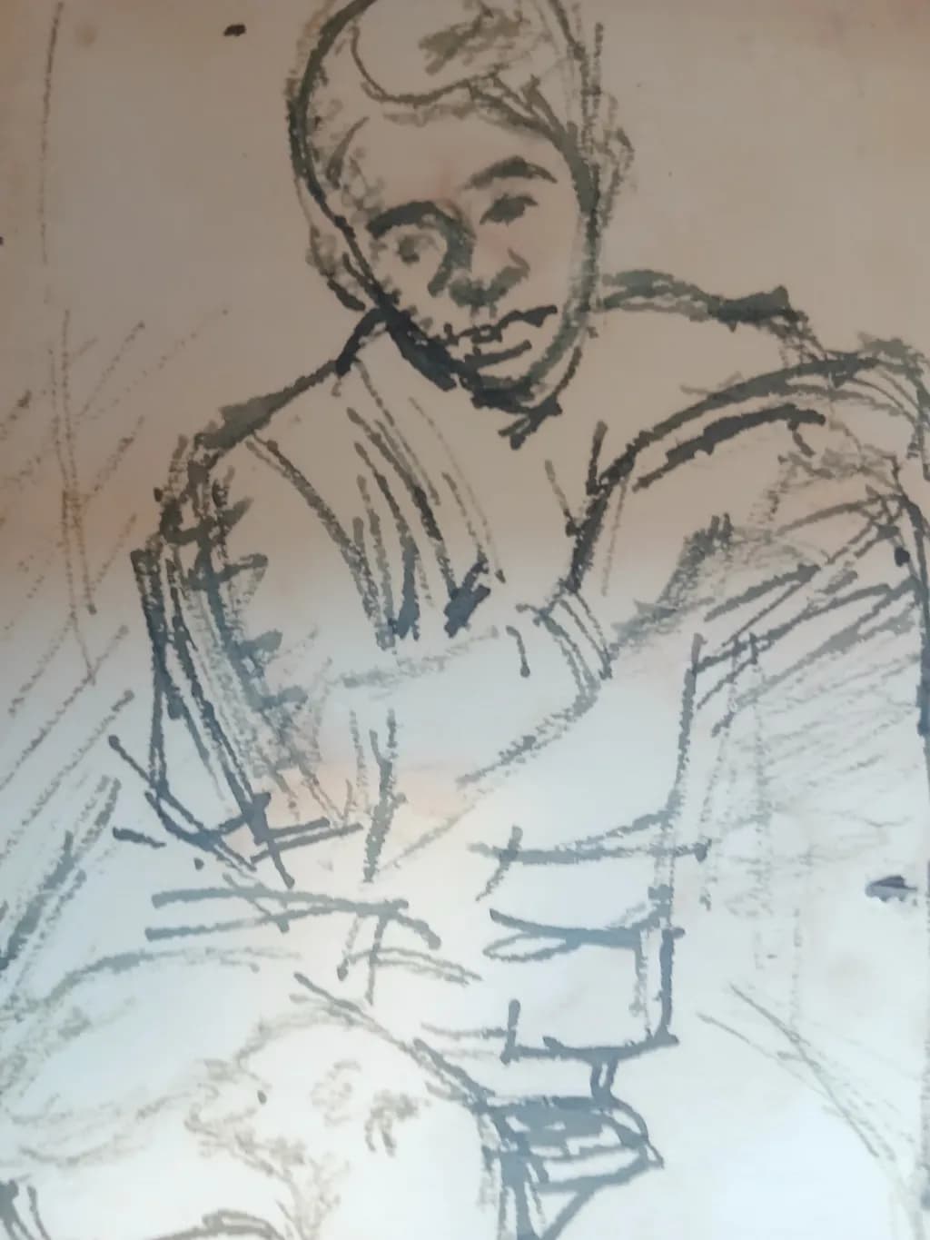 Contemplative Figure