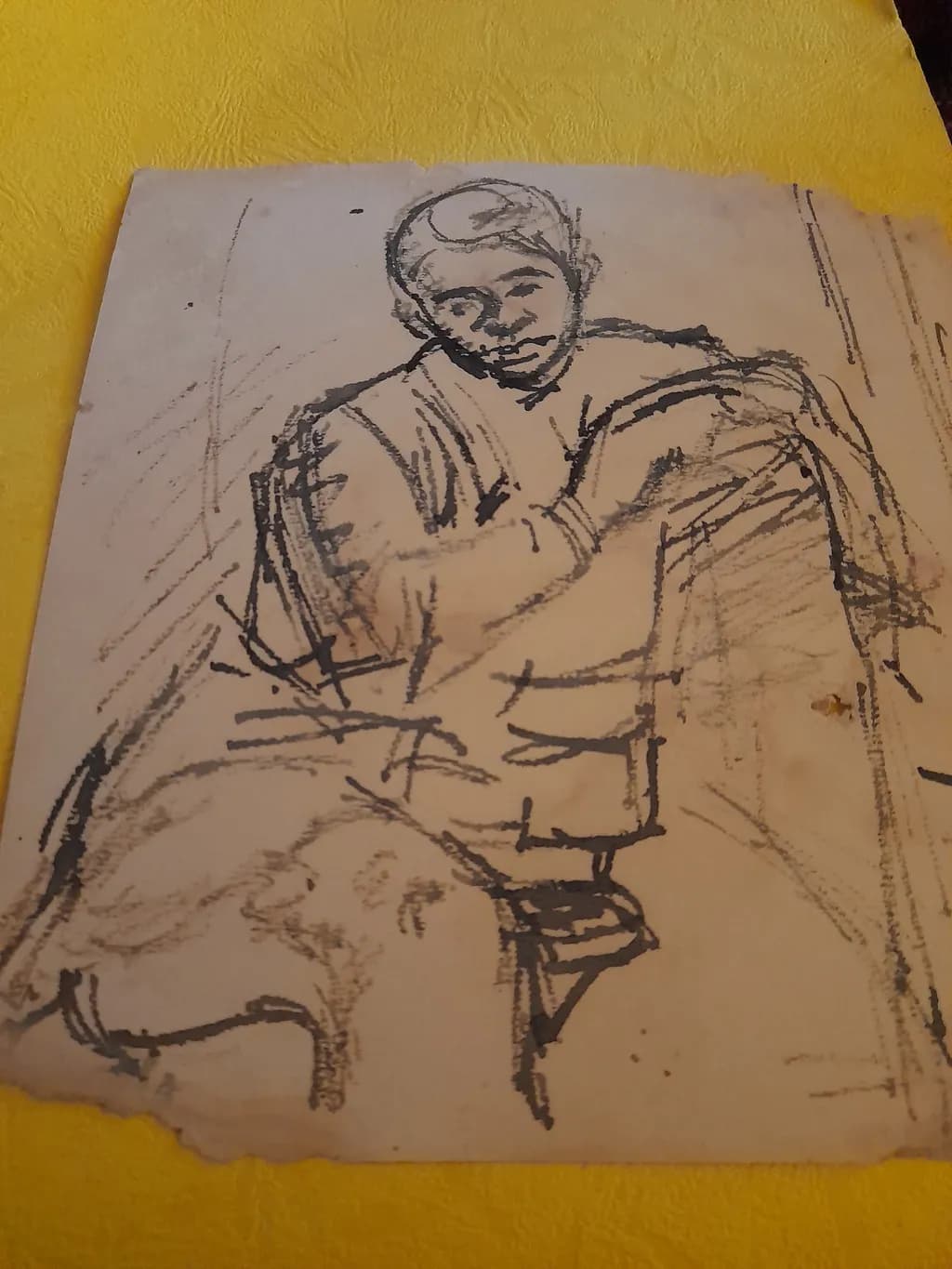 Contemplative Figure