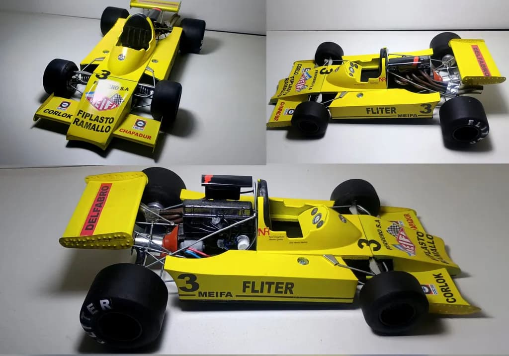 Yellow Racecar Model