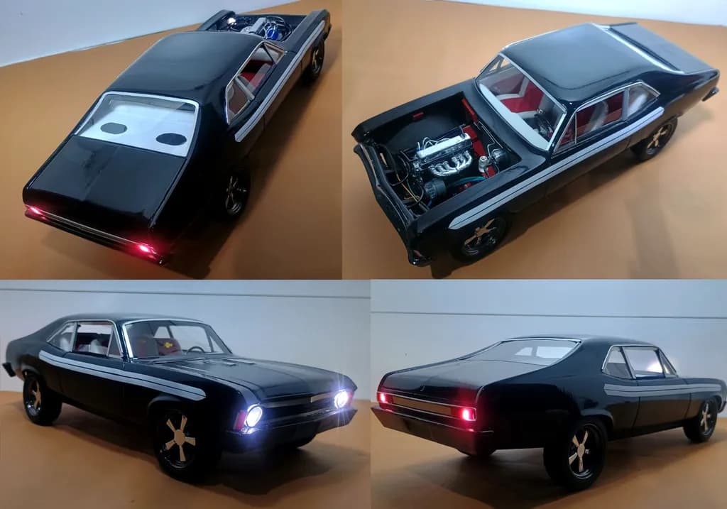 Classic Black Chevy