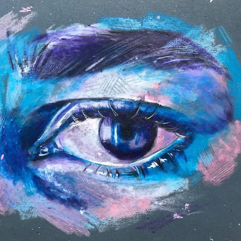 Iris in Blue
