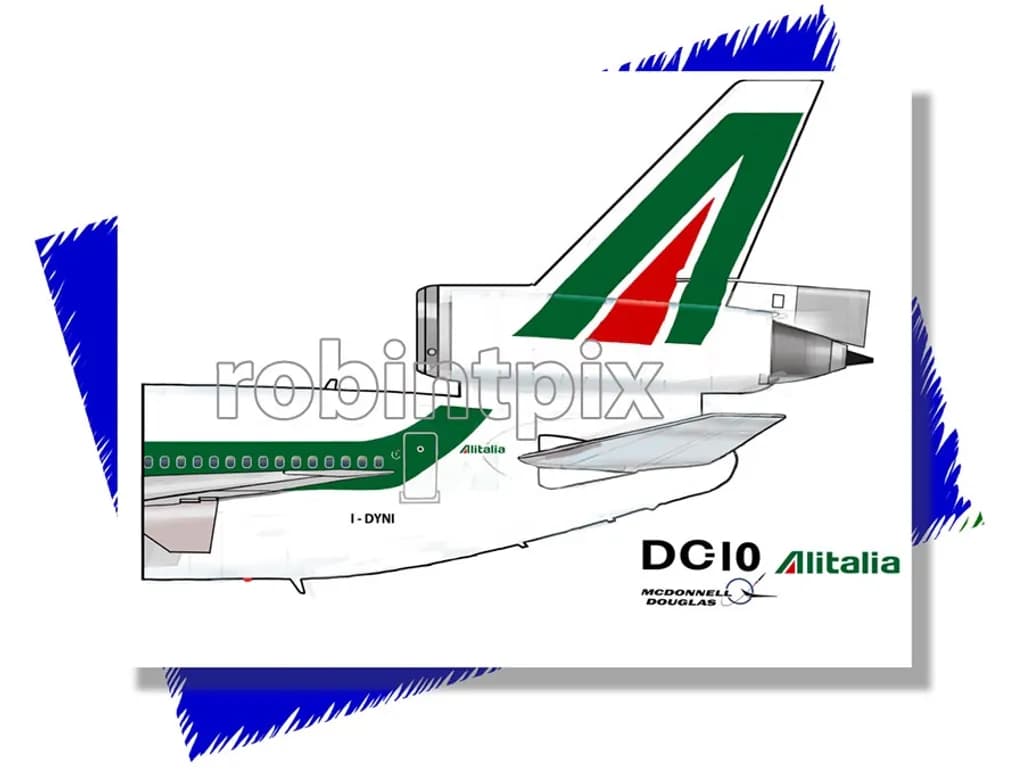 Alitalia DC10 Tail