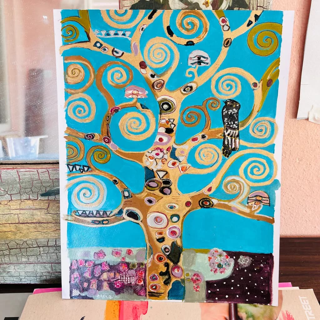 Golden Spiral Tree