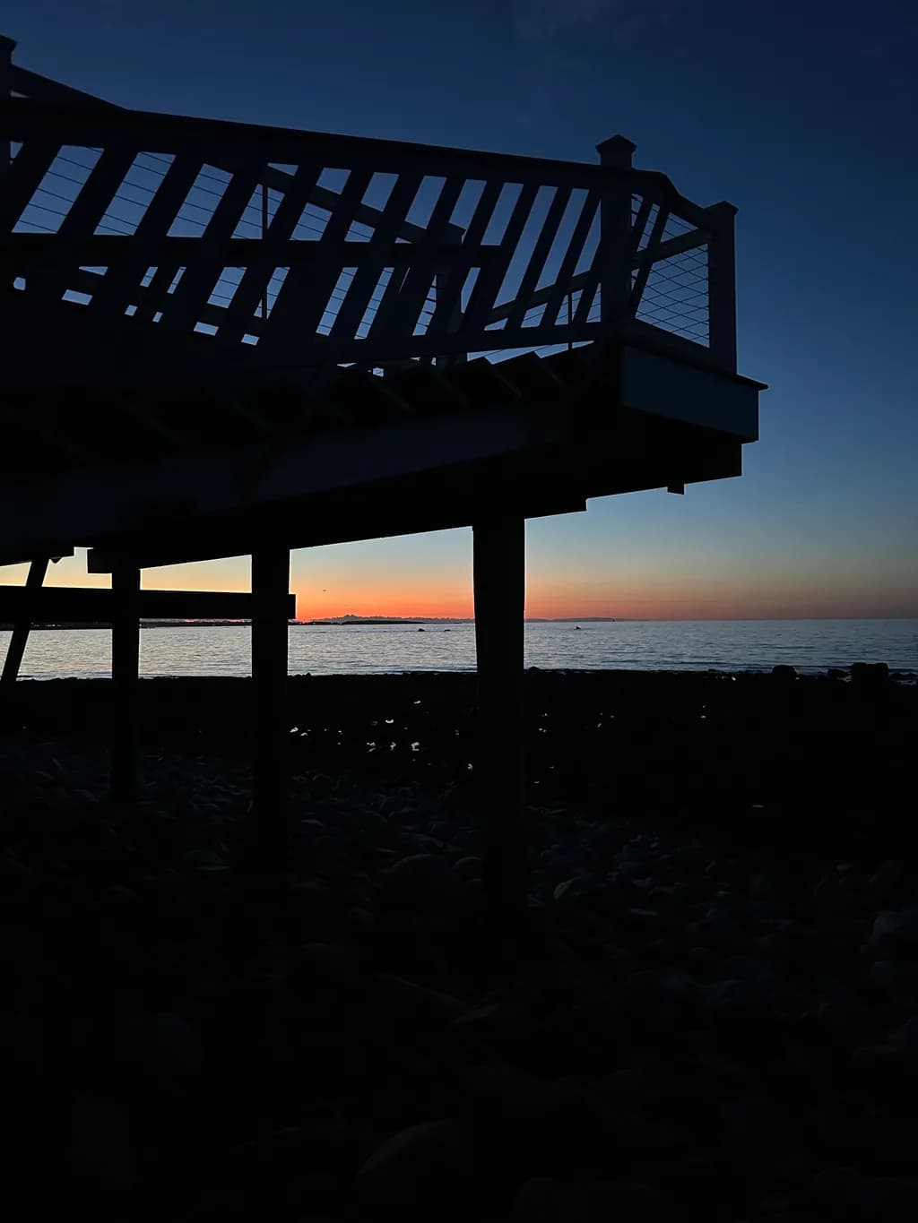 Dusk Pier Silhouette