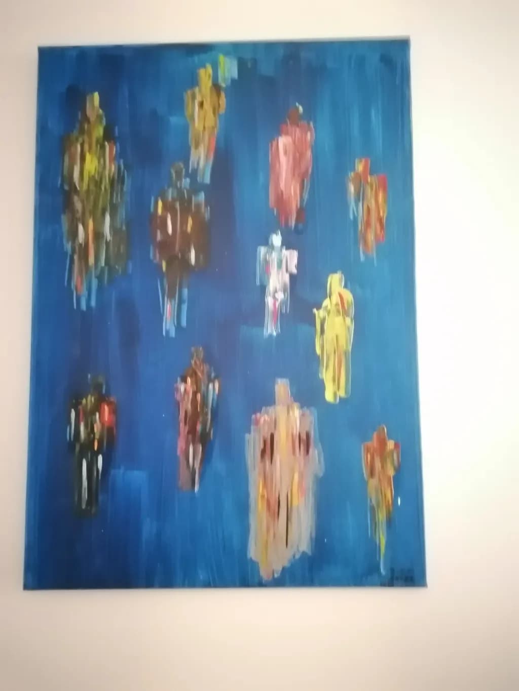 Figures in Blue