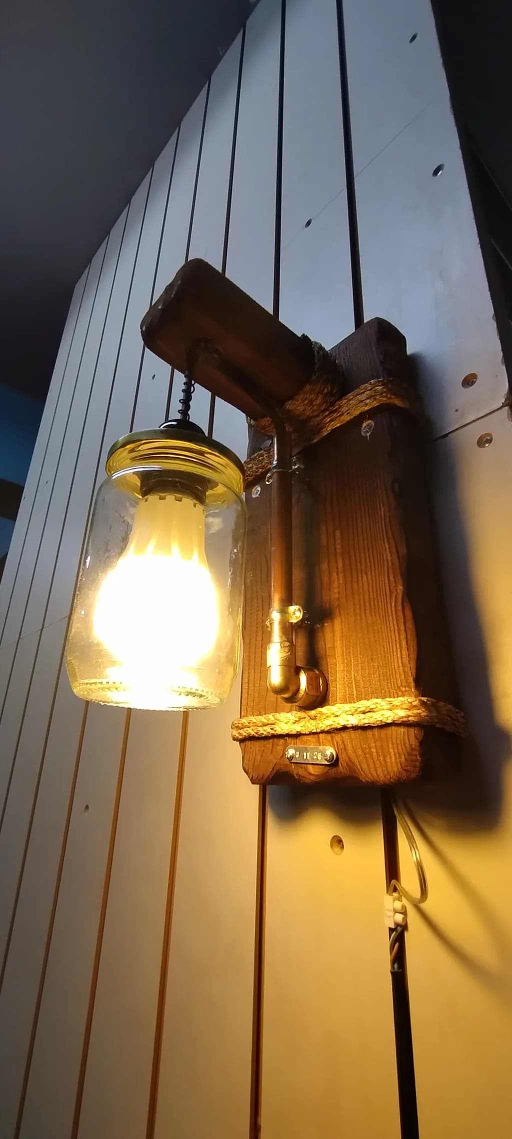 Rustic Industrial Lamp