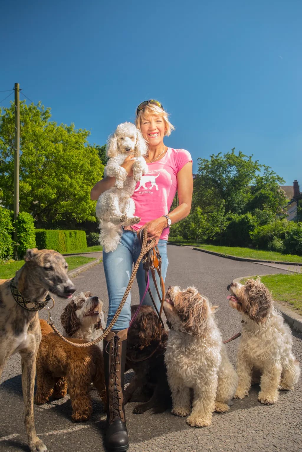 Joyful Dog Walker