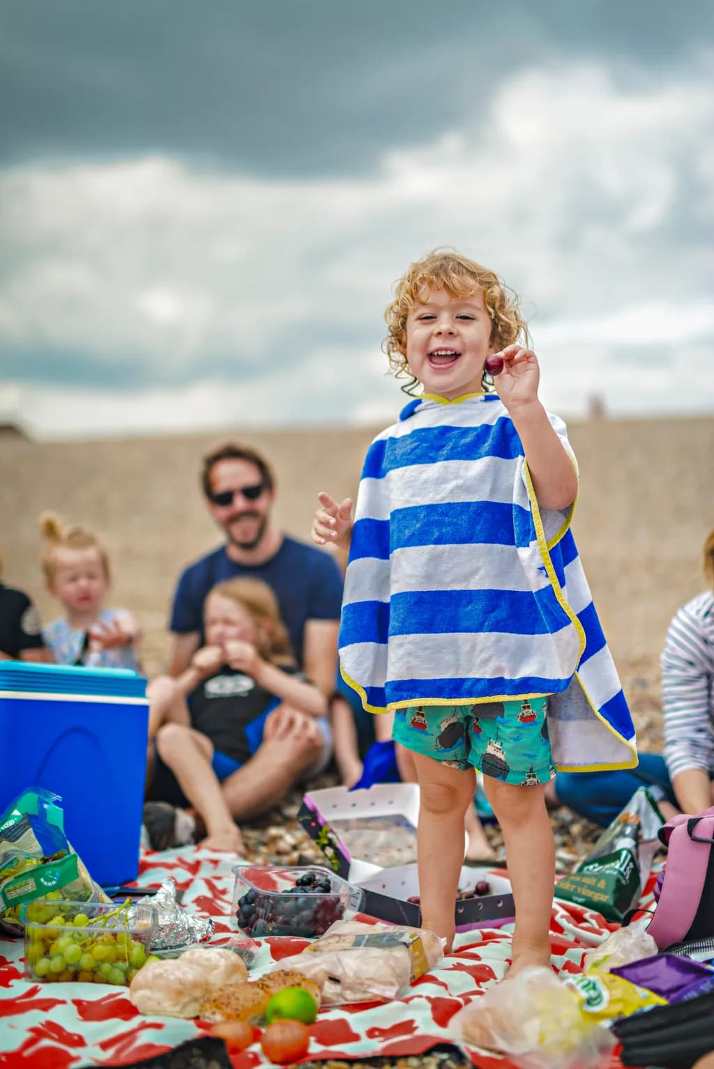 Family Day by the Sea