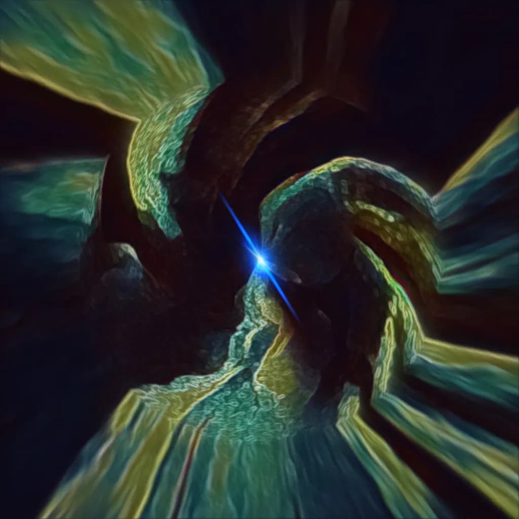 Abstract Light Spiral