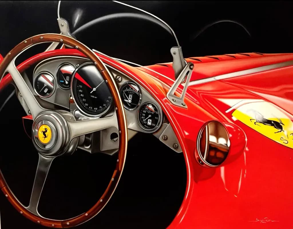 Ferrari Interior Detail