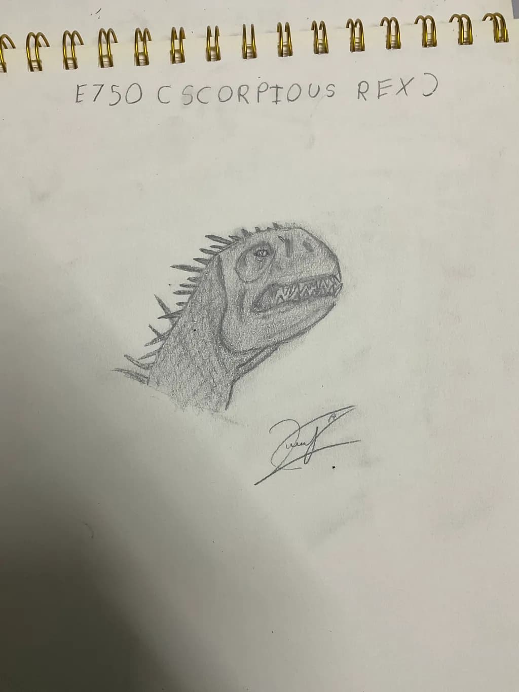 Scorpious Rex Sketch