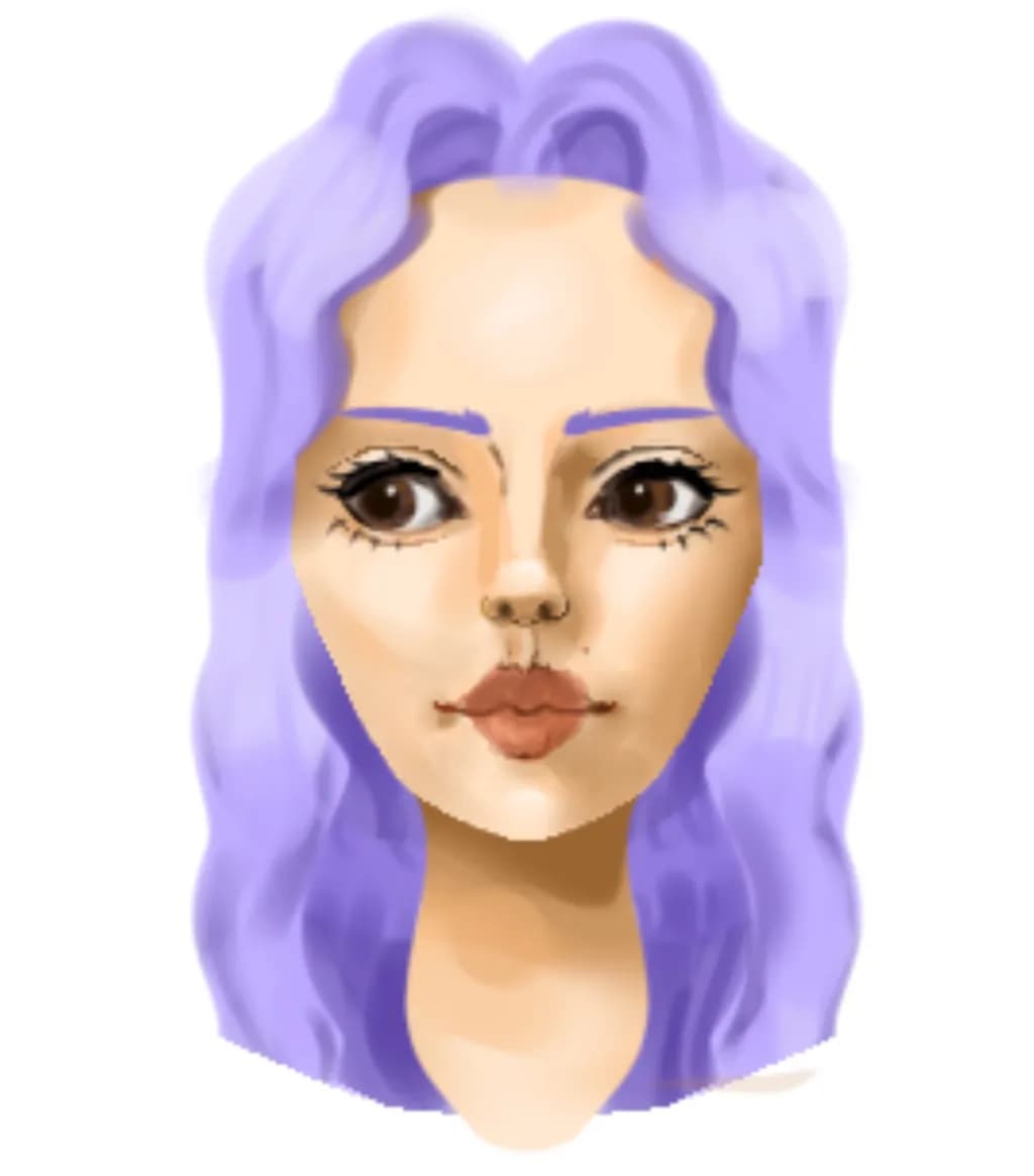 Lavender Portrait
