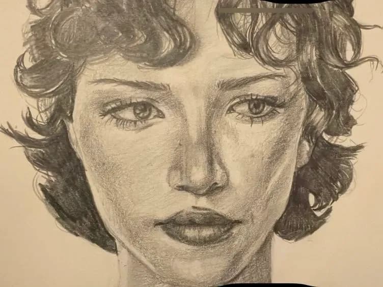 Curly Portrait