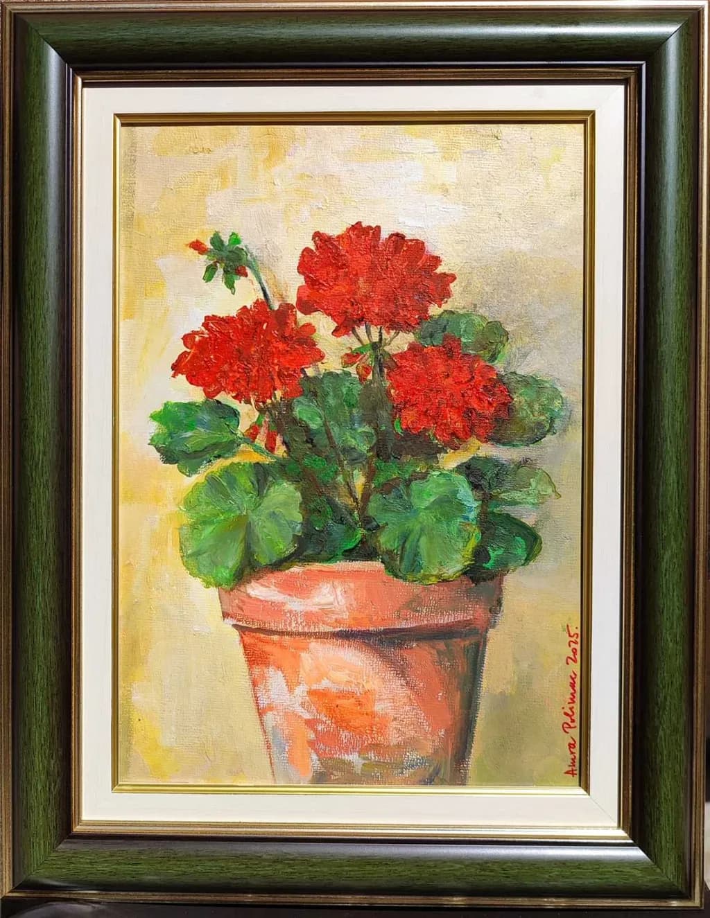 Red Geraniums