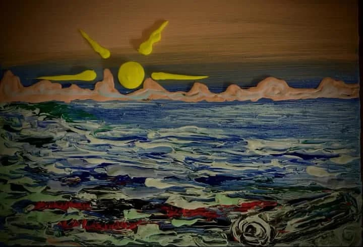 Sunset Waves